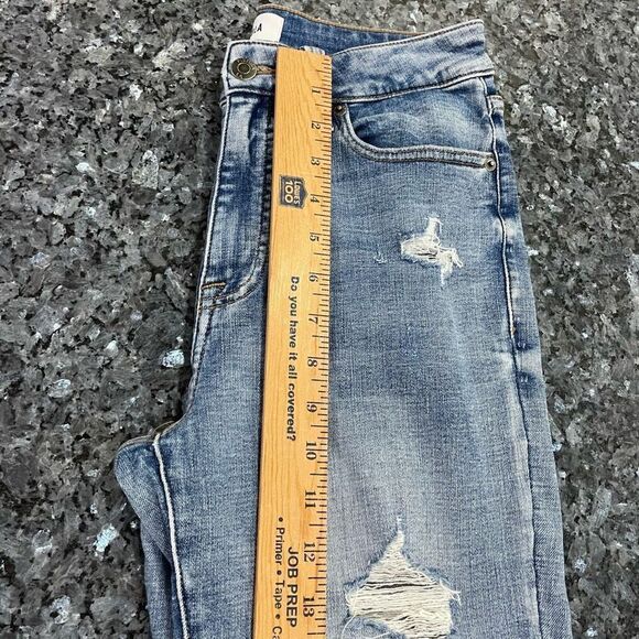 Pistola Distressed Skinny Jeans Med-High Rise Light Wash Women’s Size 28 - Picture 5 of 8